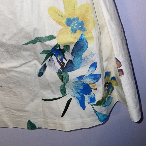 Zara Girls Soft Collection Floral Cut Out Back Fit and Flare Dress size 10 - Picture 13 of 16